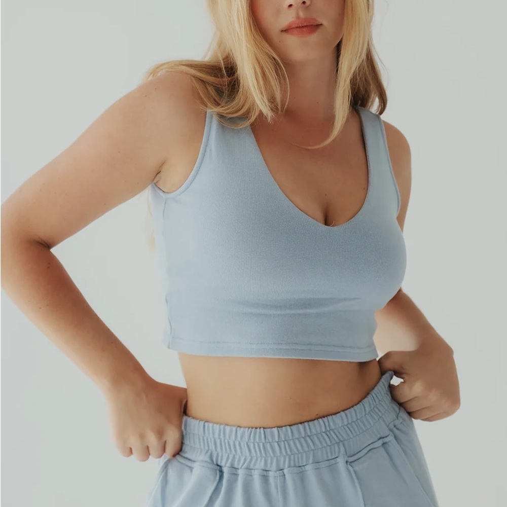 Knit Lounge Brami (Crop Top w/ Built in Bra) Klassy Network